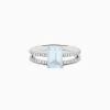 BH Multi Aquarius 14K Gold Aquamarine and Diamond Ring Set | Rings