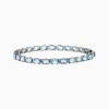 Effy Jewelry Aquarius 14K White Gold Aquamarine Tennis Bracelet 8.23 TCW | Bracelets