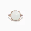BH Multi Aurora 14K Rose Gold Opal and Diamond Ring | Rings
