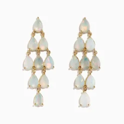 Effy Jewelry Aurora 14K Yellow Gold Opal Earrings | Earrings