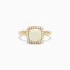 BH Multi Aurora 14K Yellow Gold Opal and Diamond Ring, 1.33 TCW | Rings