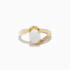 Effy Jewelry Aurora 14K Yellow Gold Opal and Diamond Ring | Rings