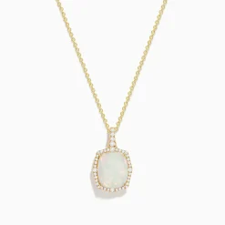 Effy Jewelry Aurora 14K Yellow Gold Opal Pendant | Necklaces & Pendants