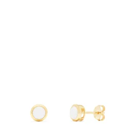 Effy Jewelry Aurora 14K Yellow Gold Opal Stud Earrings, 0.75 TCW | Earrings