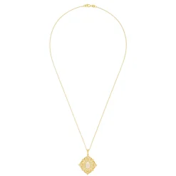 Effy Jewelry Aurora 14K Yellow Gold Opal and Diamond Pendant, 1.24 TCW | Necklaces & Pendants