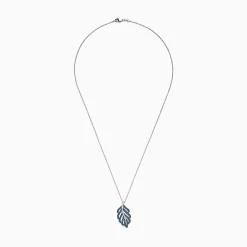 Effy Jewelry Bella Bleu 14K White Gold Blue and White Diamond Pendant, 0.86 TCW | Necklaces & Pendants