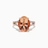 BH Multi Blush 14K Rose Gold Morganite and Diamond Ring | Rings