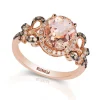 Effy Jewelry Blush 14K Rose Gold Morganite and Diamond Ring, 2.64 TCW | Rings
