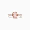 Effy Jewelry Blush 14K Rose Gold Morganite and Diamond Ring, 2.64 TCW | Rings