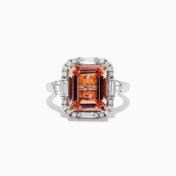 BH Multi Blush 14K Two-Tone Gold Morganite and Diamond Ring | Rings