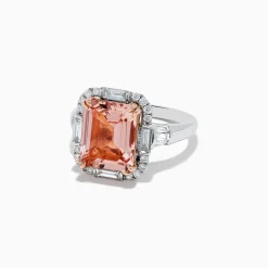 BH Multi Blush 14K Two-Tone Gold Morganite and Diamond Ring | Rings