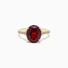 BH Multi Bordeaux 14K Yellow Gold Garnet and Diamond Ring, 4.76 TCW | Rings