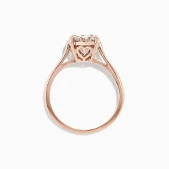 BH Multi Bouquet 14K Rose Gold Diamond Cluster Ring, 0.51 TCW | Rings
