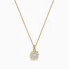Effy Jewelry Bouquet 14K Two-Tone Diamond Pendant 0.32 TCW | Necklaces & Pendants