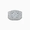 BH Multi Bouquet 14K White Gold Diamond Ring | Rings