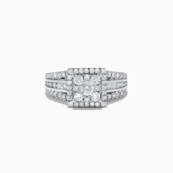 Effy Jewelry Bouquet 14K White Gold Diamond Cluster Ring 1.4 TCW | Rings