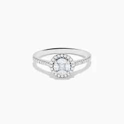 Effy Jewelry Bouquet 14K White Gold Diamond Cluster Ring | Rings