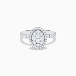 Effy Jewelry Bouquet 14K White Gold Diamond Cluster Ring | Rings