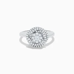 Effy Jewelry Bouquet 14K White Gold Diamond Spiral Ring | Rings