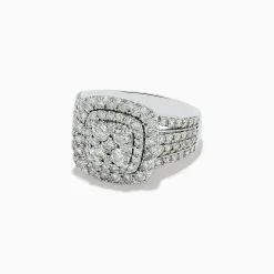BH Multi Bouquet 14K White Gold Diamond Ring 1.96 TCW | Rings