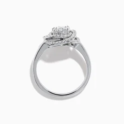 Effy Jewelry Bouquet 14K White Gold Diamond Spiral Ring | Rings