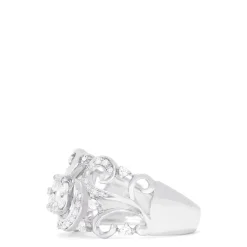 Effy Jewelry Bouquet 14K White Gold Diamond Filigree Ring, 0.53 TCW | Rings