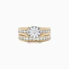 Effy Jewelry Bouquet 14K Yellow Gold Channel Set Diamond Engagement u0026 Wedding Ring Set, 1.48 TCW | Rings