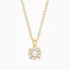 Effy Jewelry Bouquet 14K Yellow Gold Diamond Cluster Pendant, 0.47 TCW | Necklaces & Pendants