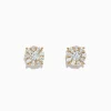 effyjewelry.com Bouquet 14K Yellow Gold Diamond Cluster Earrings, 0.93 TCW | Earrings
