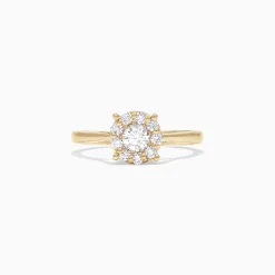 Effy Jewelry Bouquet 14K Yellow Gold Diamond Cluster Ring, 0.51 TCW | Rings