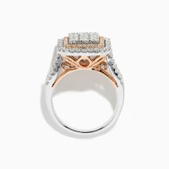 BH Multi Bouquet Two Tone Gold Diamond Ring | Rings