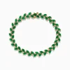Effy Jewelry Brasilica 14K Yellow Gold Emerald and Diamond Bracelet | Bracelets