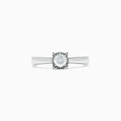 Effy Jewelry Bridal 14K White Gold Diamond Ring, 0.53 TCW | Rings