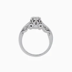BH Multi Bridal 14K White Gold Diamond Cluster Ring and Band Set, 0.72 TCW | Rings
