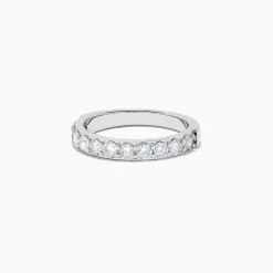 effyjewelry.com Bridal 14K White Gold Prong Set Diamond Band, 0.98 TCW | Rings