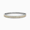 Effy Jewelry Canare 14K Gold Yellow and White Diamond Bangle, 3.40 TCW | Bracelets