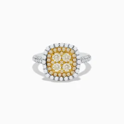 Effy Jewelry Canare 14K Two Tone Gold White and Yellow Diamond Ring | Rings