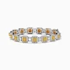 Effy Jewelry Canare 18K Two Tone Gold White u0026 Yellow Diamond Gold Bracelet | Bracelets