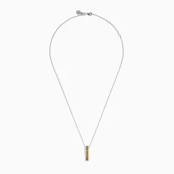 Effy Jewelry Canare 14K Two Tone Gold White and Yellow Diamond Pendant | Necklaces & Pendants