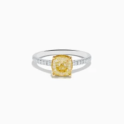 Effy Jewelry Canare 18K Two Tone Gold Yellow and White Diamond Ring | Rings
