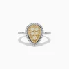Effy Jewelry Canare 14K Two Tone White and Yellow Diamond Ring | Rings
