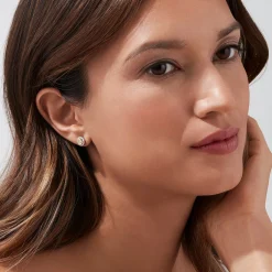 Effy Jewelry Canare 18K Two-Tone Gold Oval Yellow Diamond Stud Earrings, 0.51 TCW | Earrings