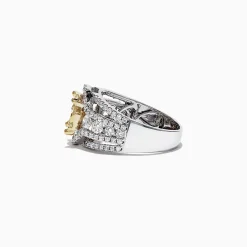 Effy Jewelry Canare 14K Two-Tone Gold Yellow and White Diamond Ring, 2.16 TCW | Rings