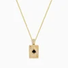 Effy Jewelry Casino 14K Yellow Gold Diamond Spade Card Pendant | Necklaces & Pendants