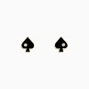 Effy Jewelry Casino 14K Yellow Gold Diamond Spade Suit Enamel Earrings | Earrings