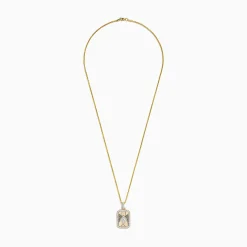 Effy Jewelry Casino Men's 14K Yellow Gold Diamond Spade Suit Pendant | Mens