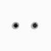 Effy Jewelry Caviar 14K White Gold White and Black Diamond Stud Earrings | Earrings