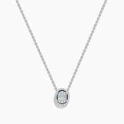 Effy Jewelry Classique 14k White Gold Diamond Necklace | Necklaces & Pendants