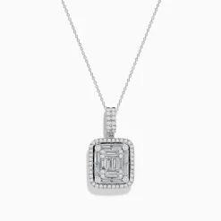 Effy Jewelry Classique 14K White Gold Diamond Pendant | Necklaces & Pendants