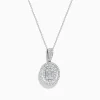 Effy Jewelry Classique 14K White Gold DIamond Pendant | Necklaces & Pendants
